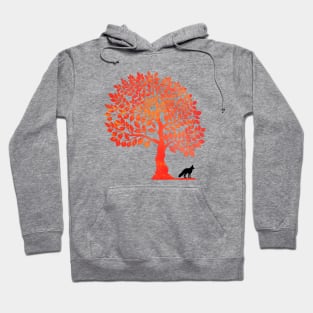 Fox Under a Tree Hoodie